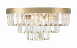 Hayes Round Flush Mount 18"W 3 Tiers