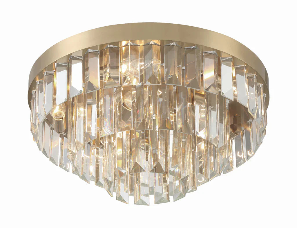 Hayes Round Flush Mount 18"W 3 Tiers