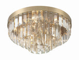 Hayes Round Flush Mount 18"W 3 Tiers