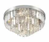 Hayes Round Flush Mount 18"W 3 Tiers