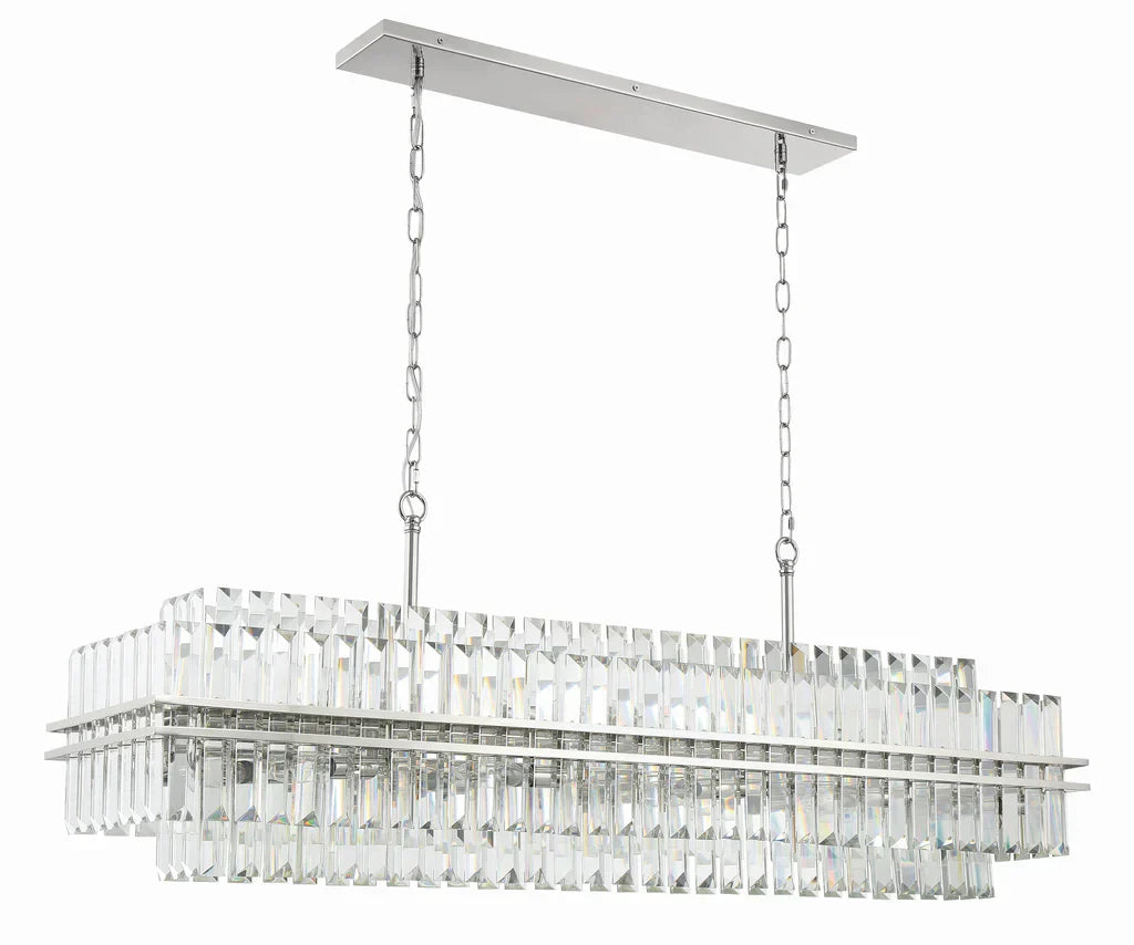 Hayes Rectangular Chandelier 50"