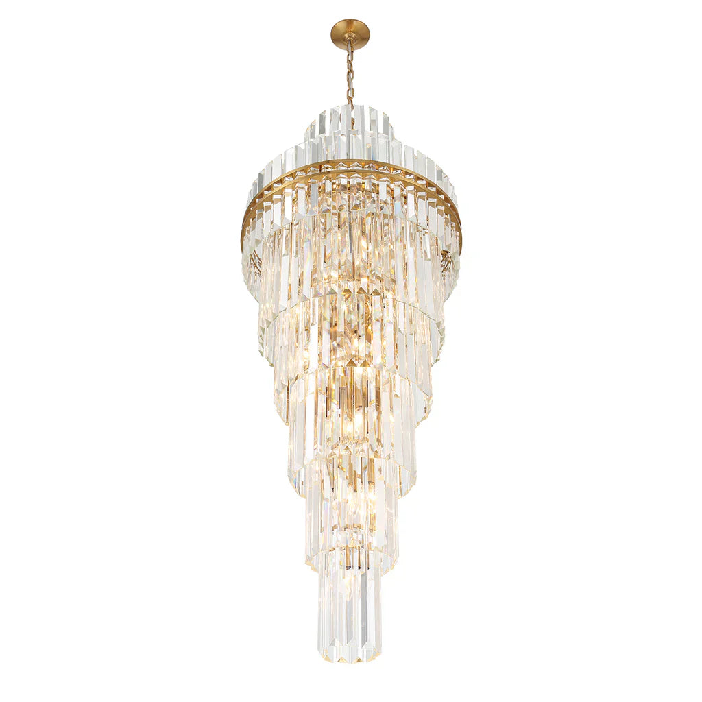 Hayes Round Chandelier 24" 4-Tiers