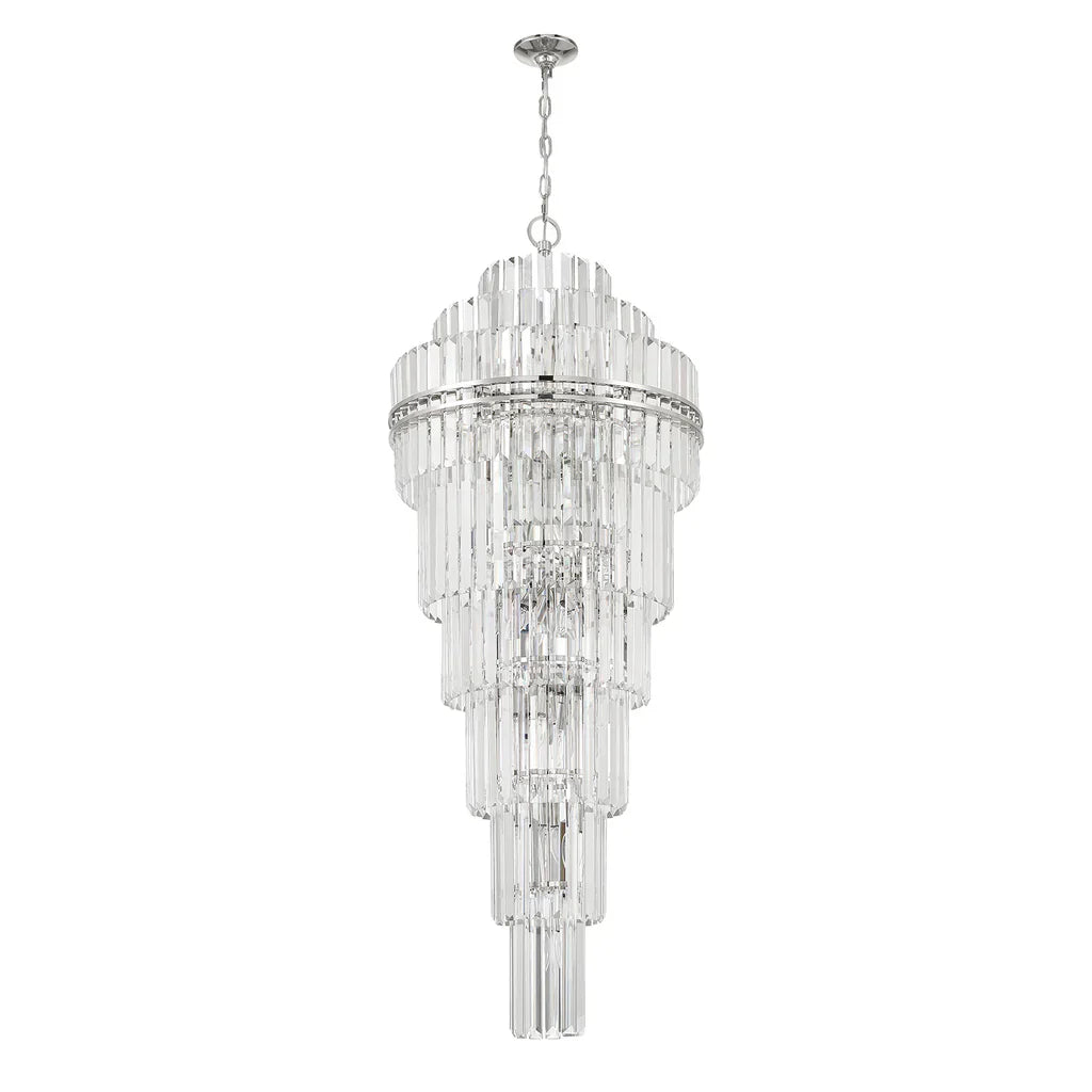 Hayes Round Chandelier 24" 4-Tiers