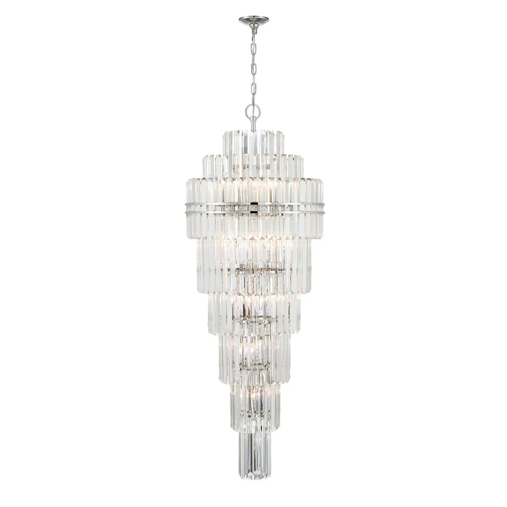 Hayes Round Chandelier 24" 4-Tiers