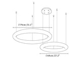 Halo di Pietra Alabaster Chandelier