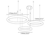 Halo di Pietra Alabaster Chandelier