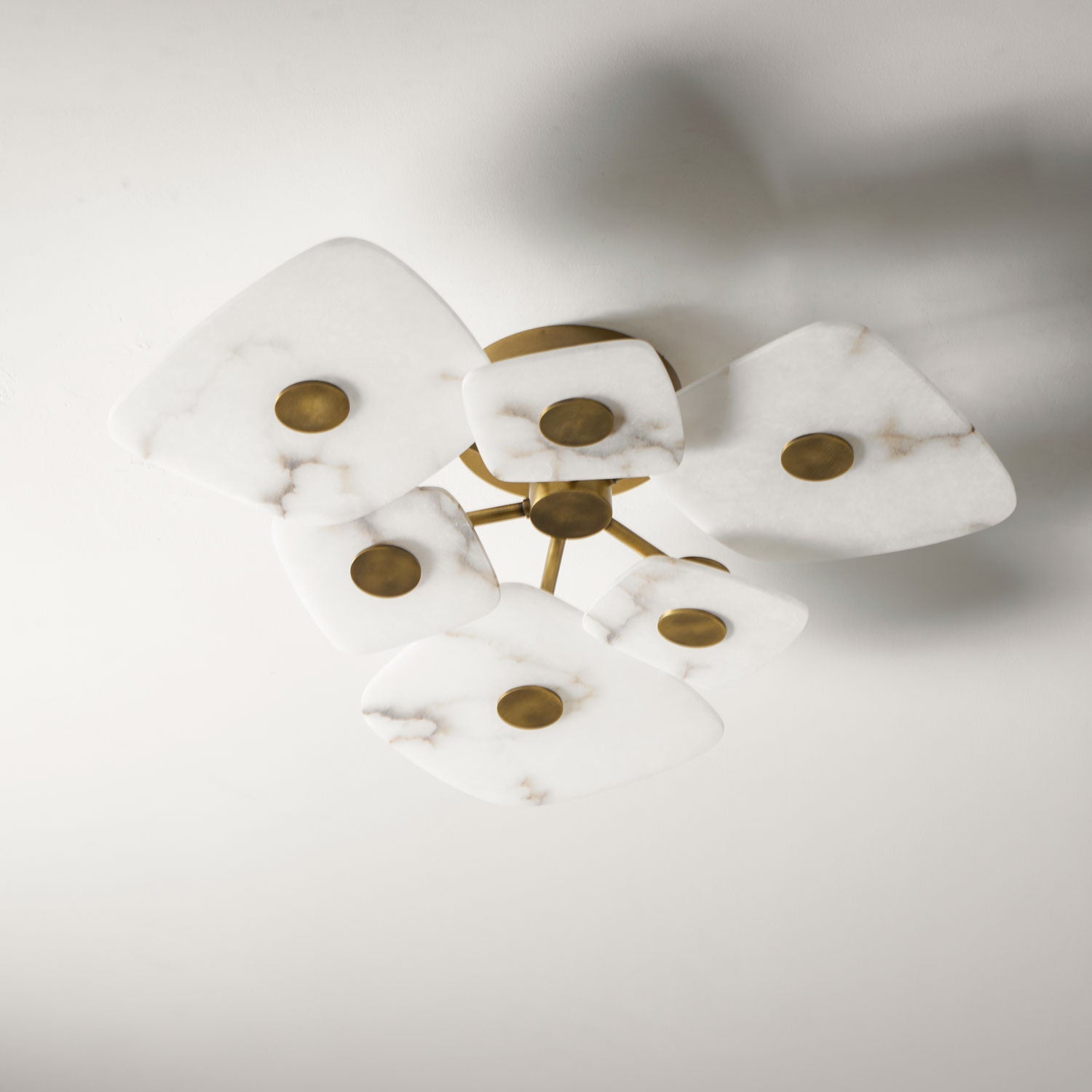 Holmdel Alabaster Flush Mount