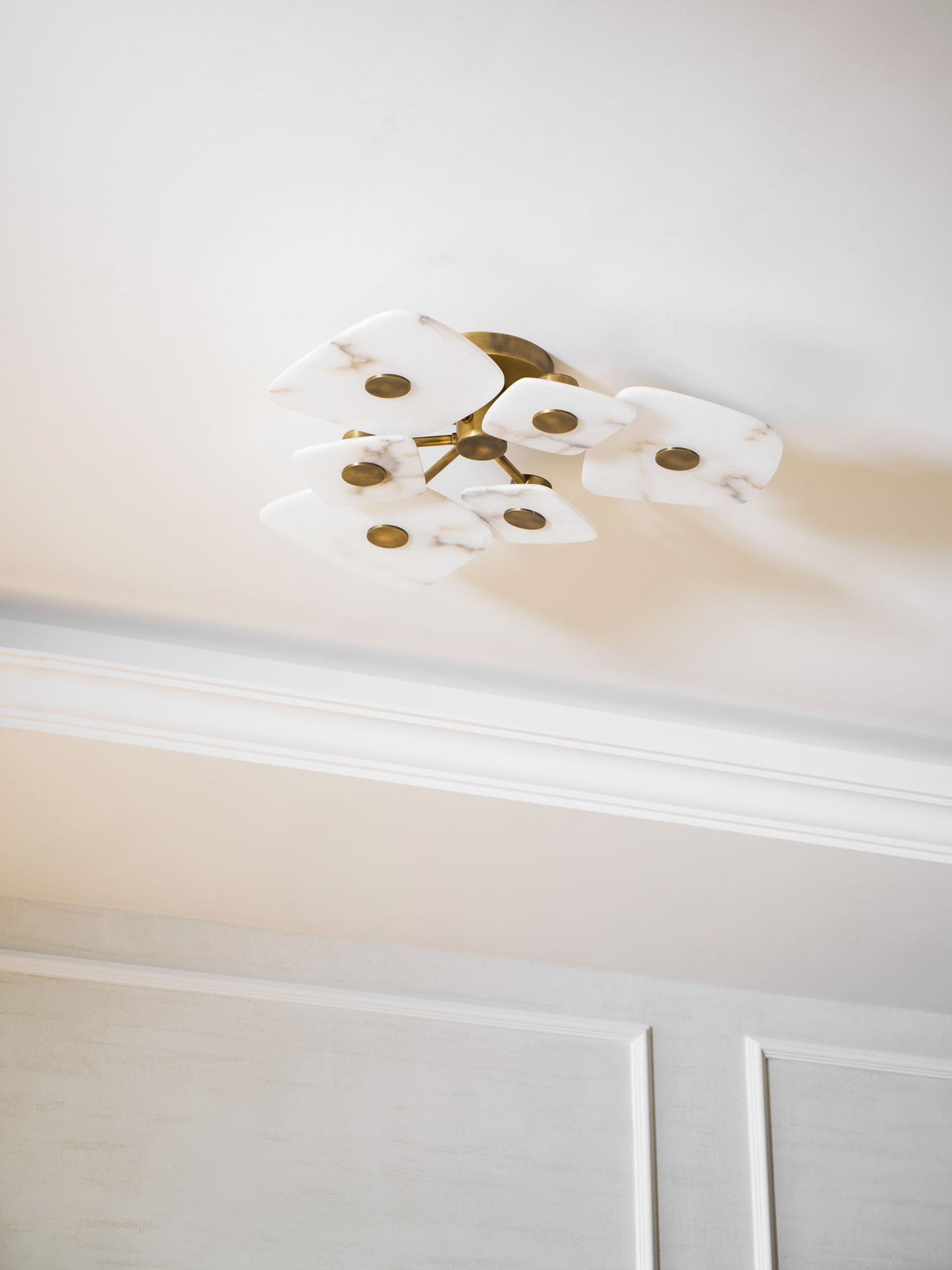 Holmdel Alabaster Flush Mount