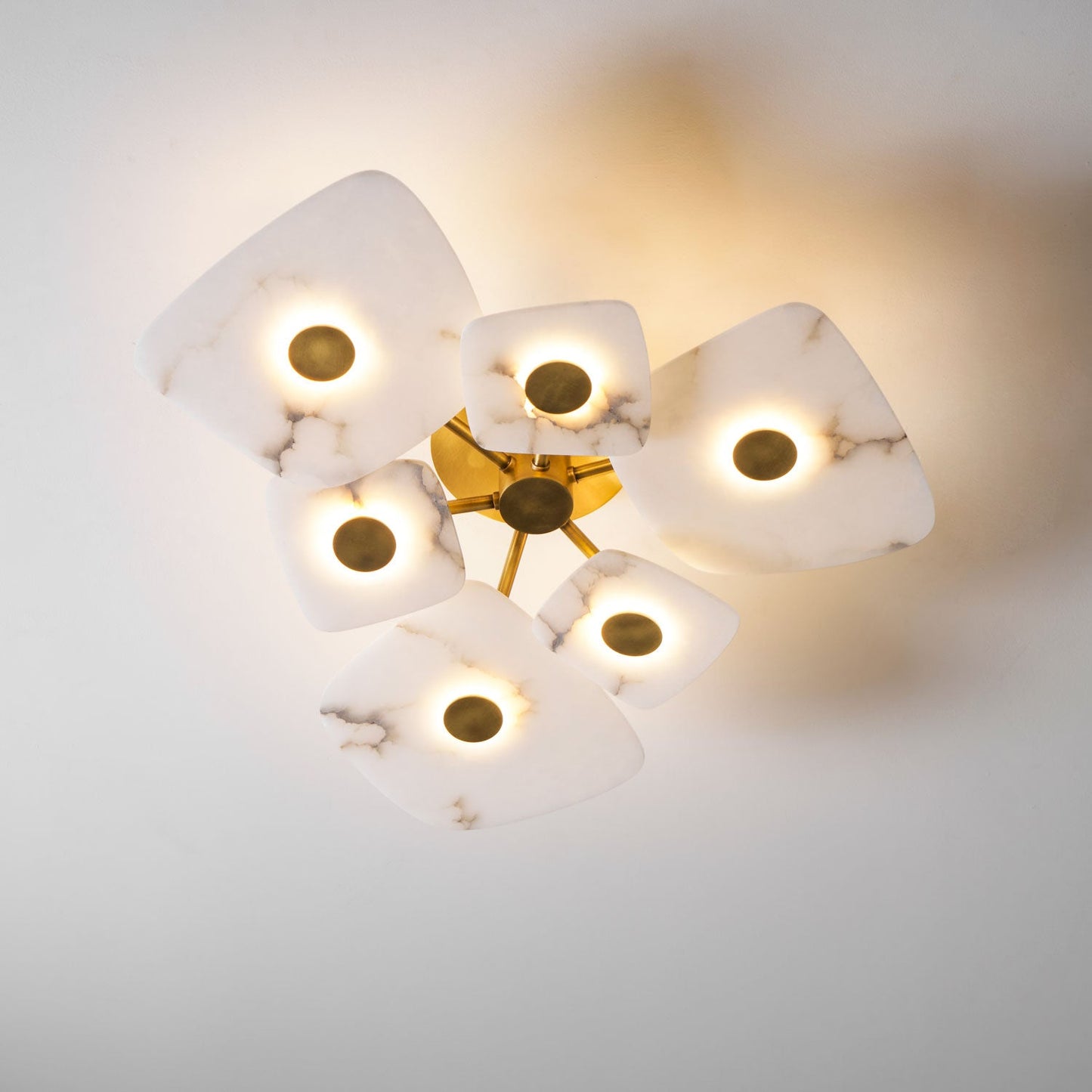 Holmdel Alabaster Flush Mount