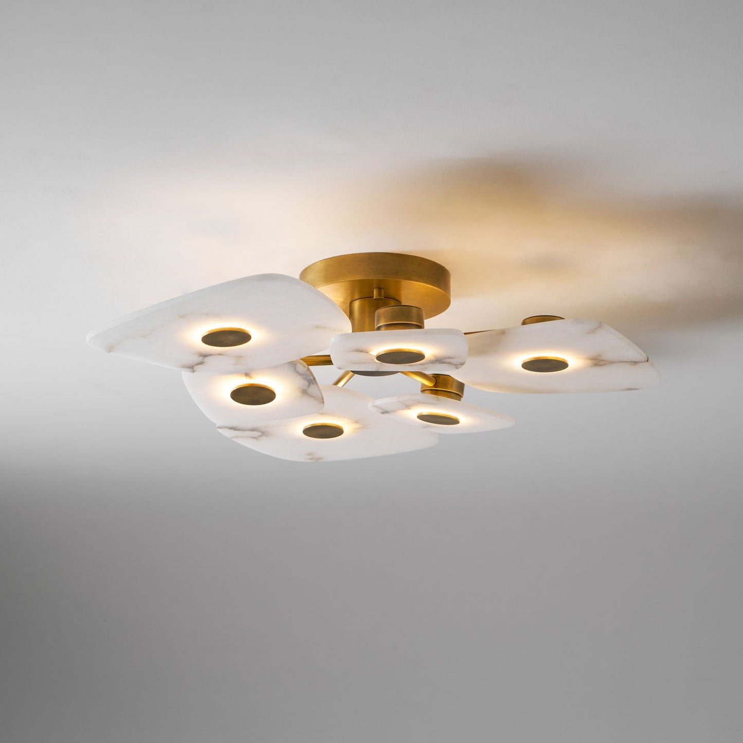 Holmdel Alabaster Flush Mount
