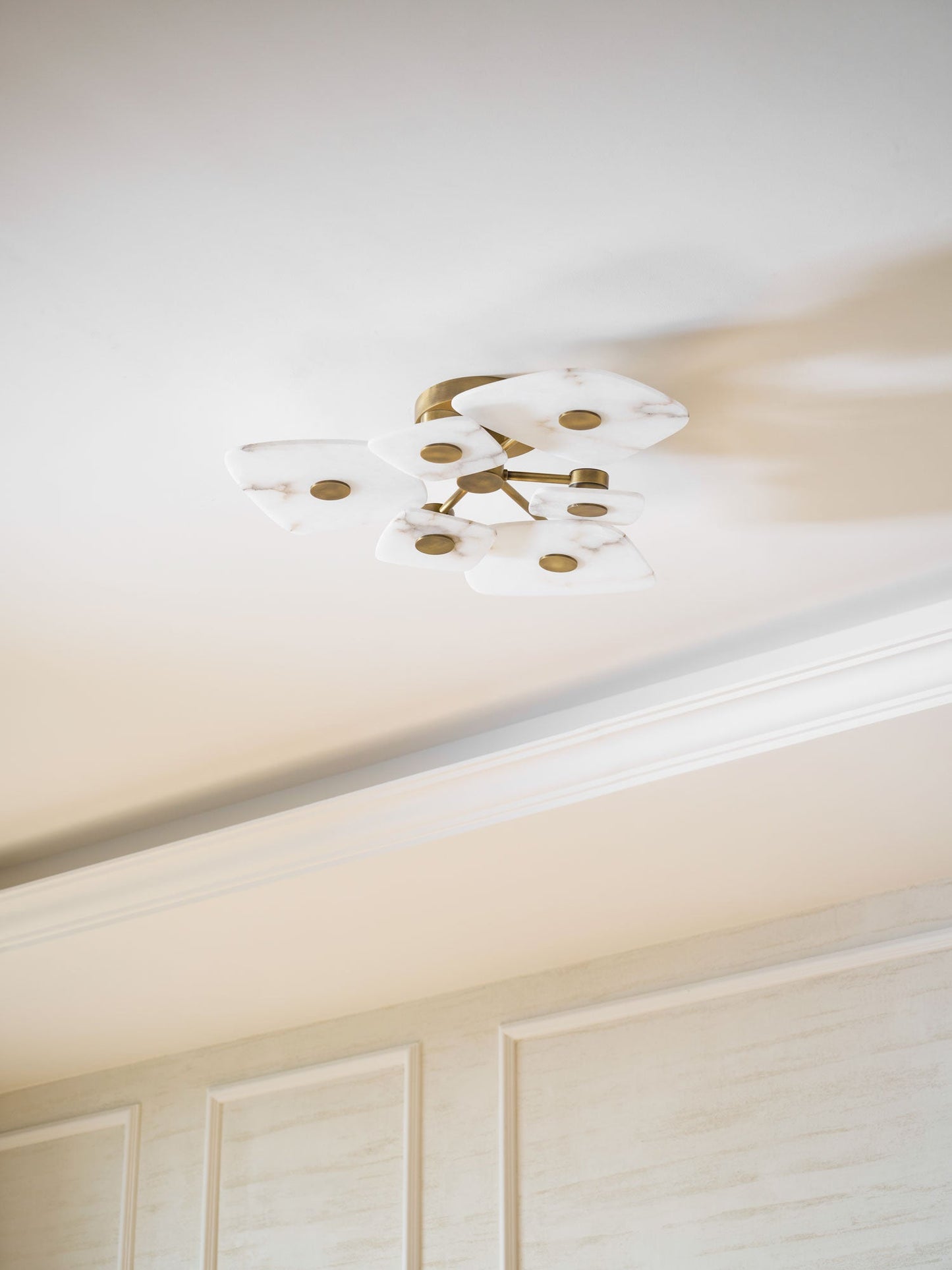 Holmdel Alabaster Flush Mount