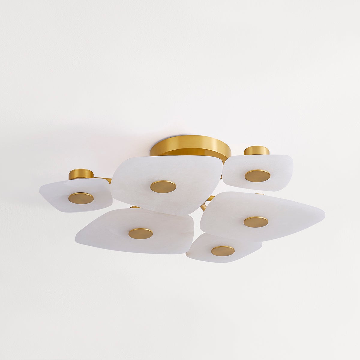Holmdel Alabaster Flush Mount