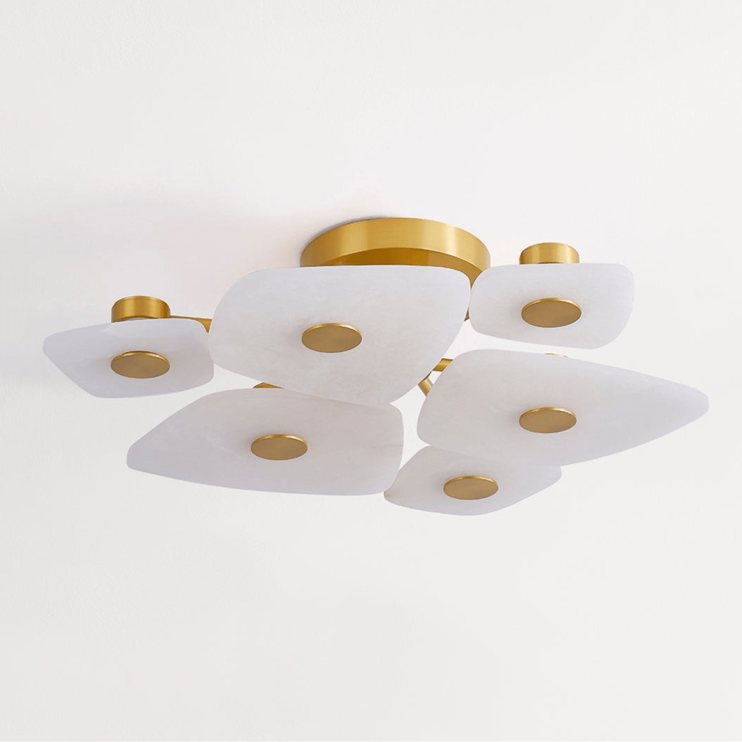 Holmdel Alabaster Flush Mount