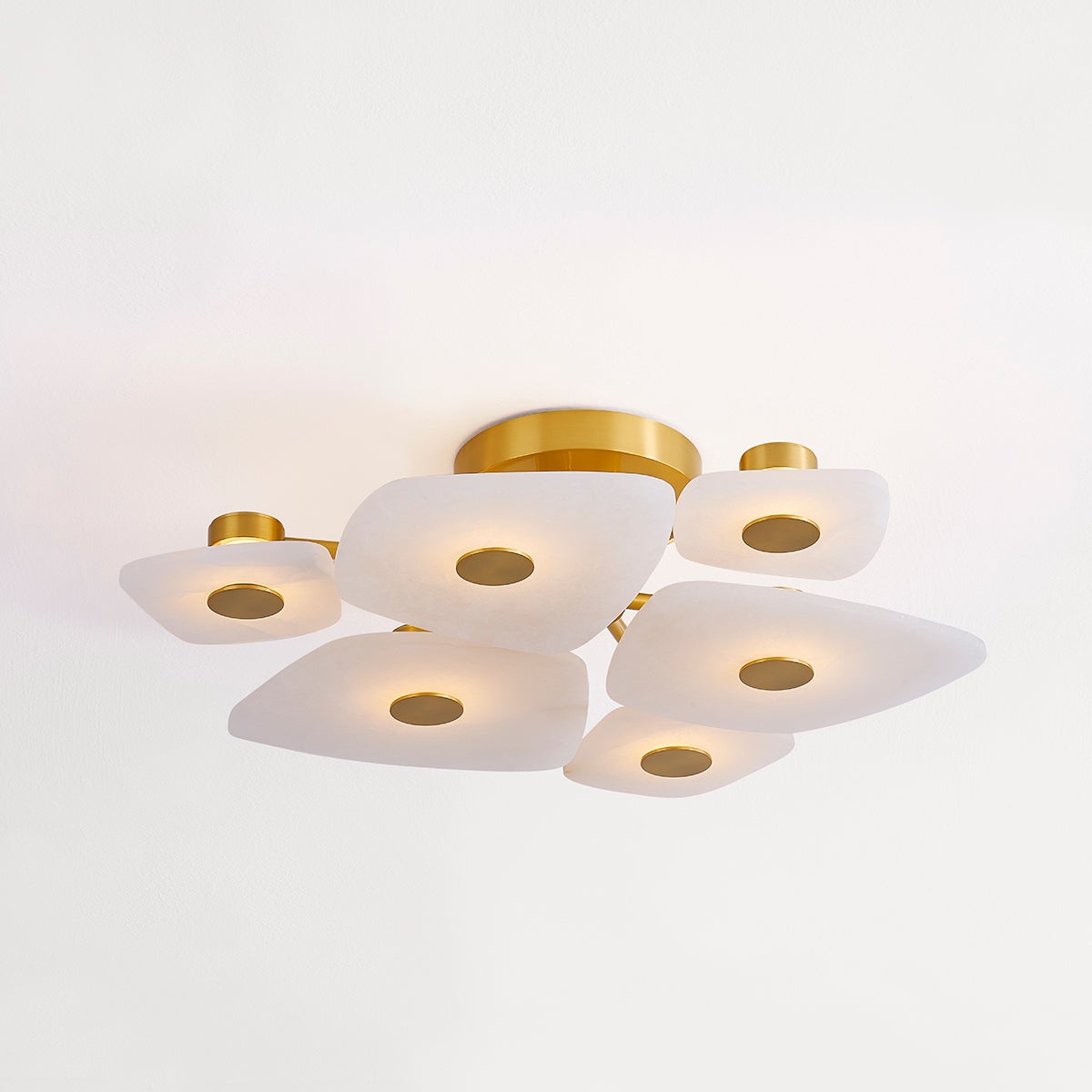 Holmdel Alabaster Flush Mount