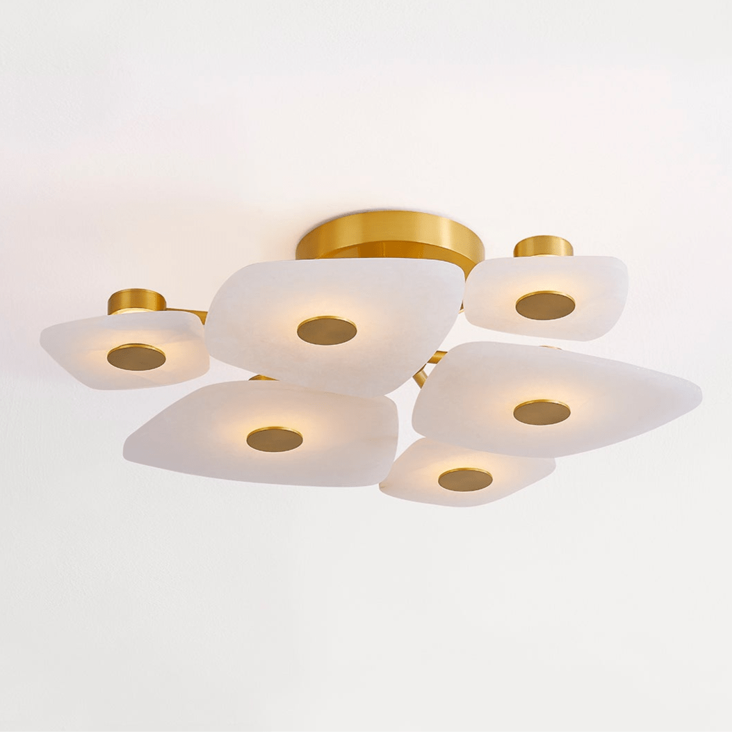 Holmdel Alabaster Flush Mount