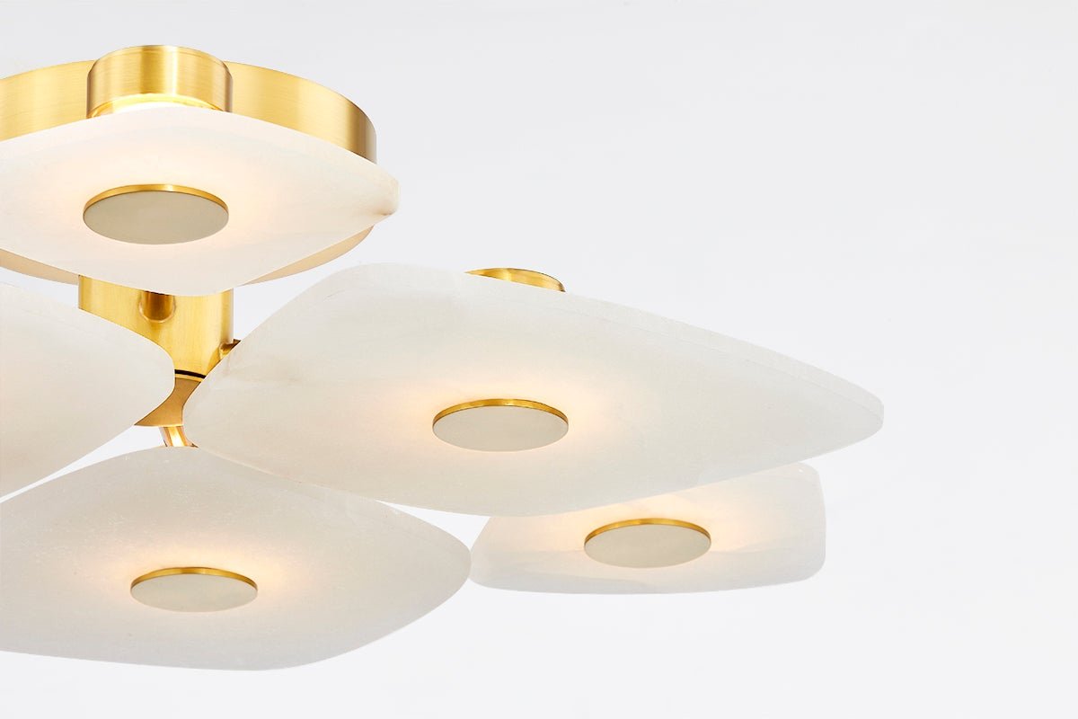 Holmdel Alabaster Flush Mount