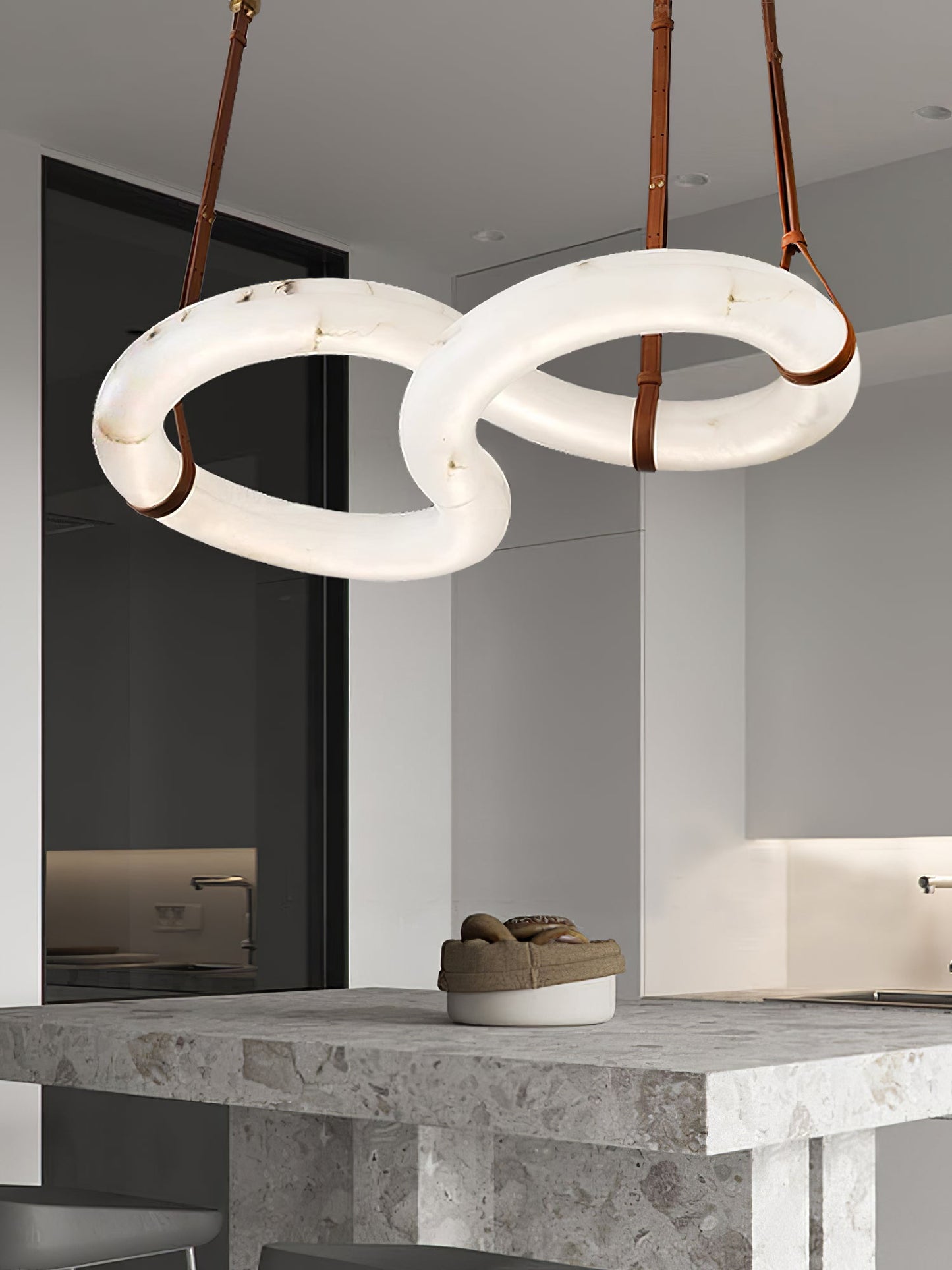 Infinity Alabaster Chandelier