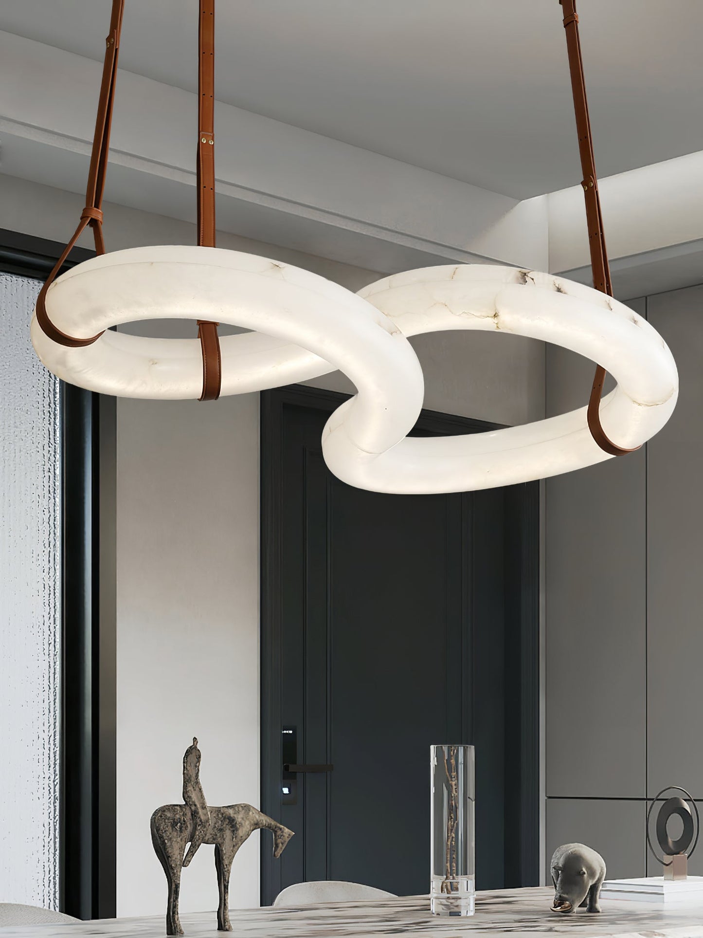 Infinity Alabaster Chandelier
