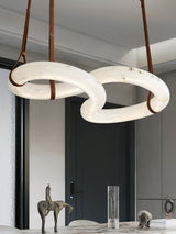 Infinity Alabaster Chandelier