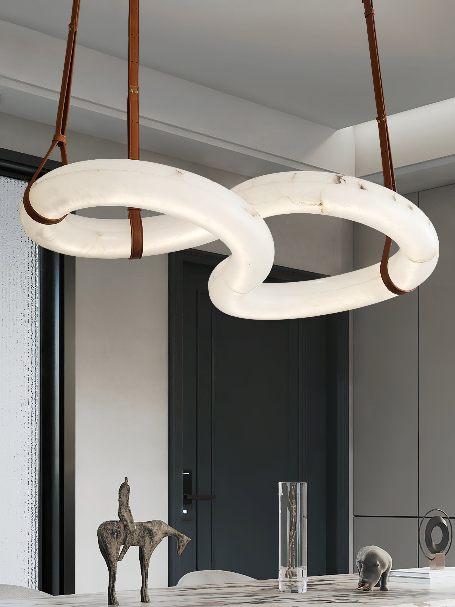 Infinity Alabaster Chandelier
