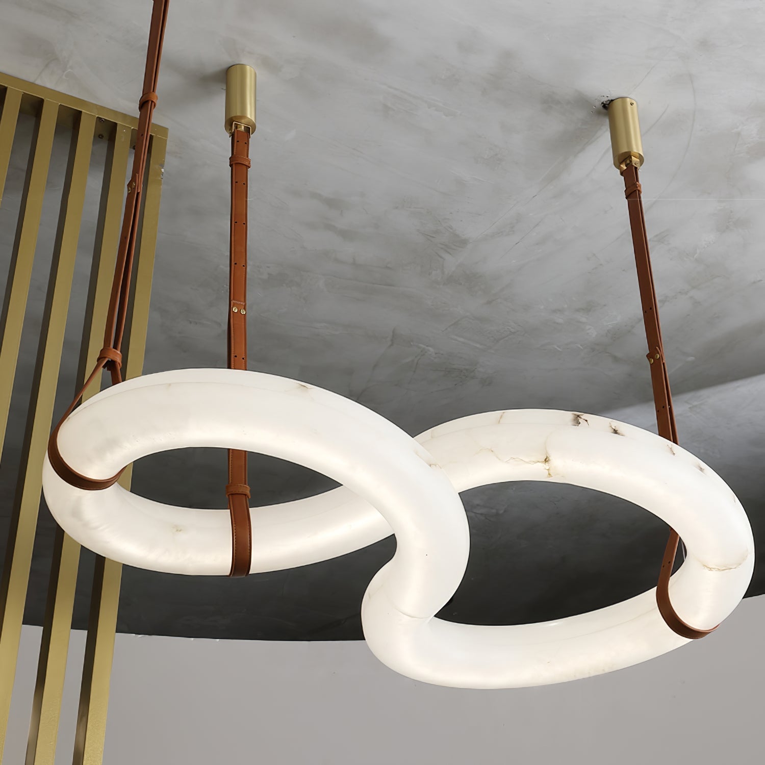 Infinity Alabaster Chandelier