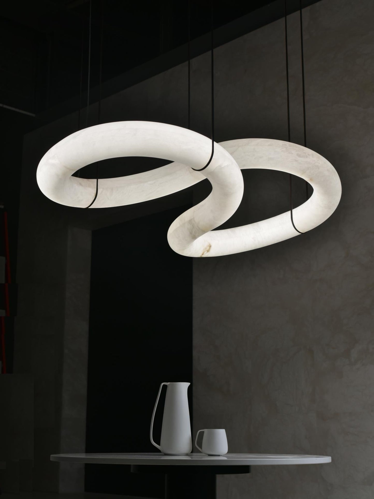 Infinity Alabaster Chandelier