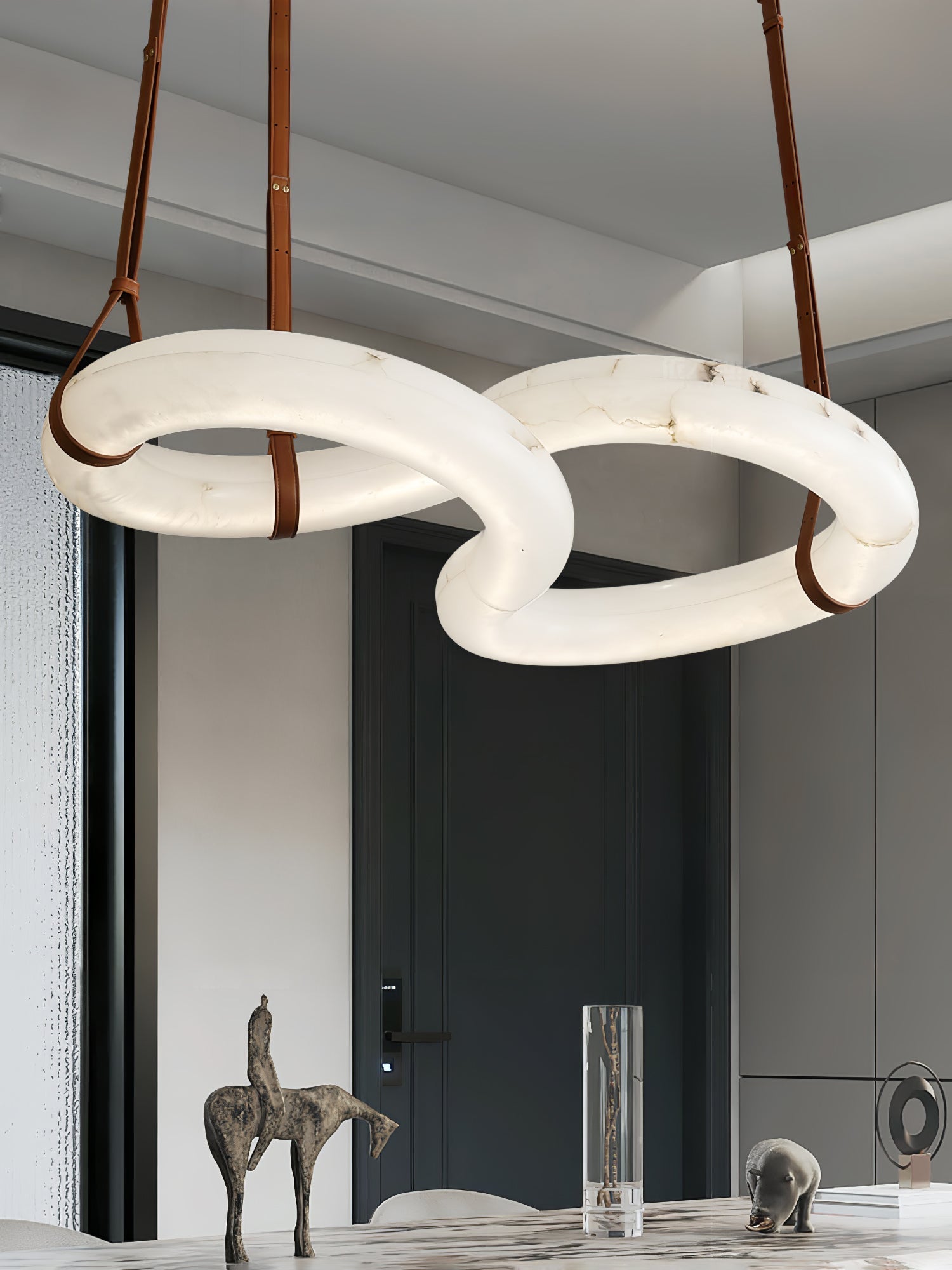 Infinity Alabaster Chandelier
