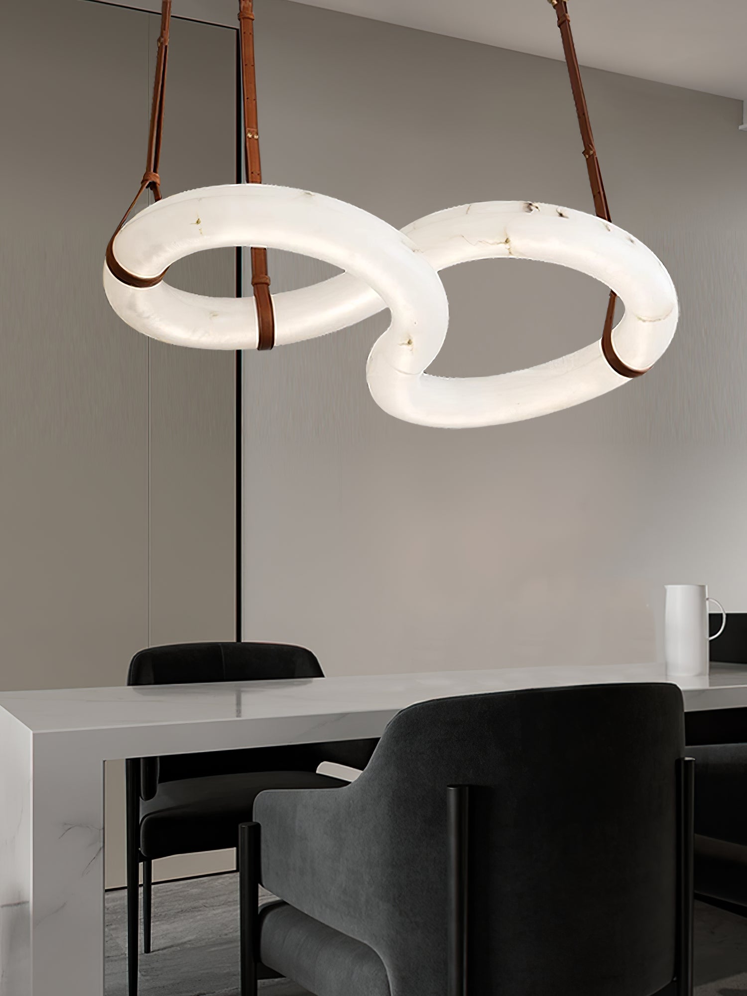 Infinity Alabaster Chandelier