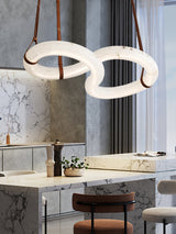Infinity Alabaster Chandelier