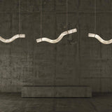 Streamlined Alabaster Pendant Lamp