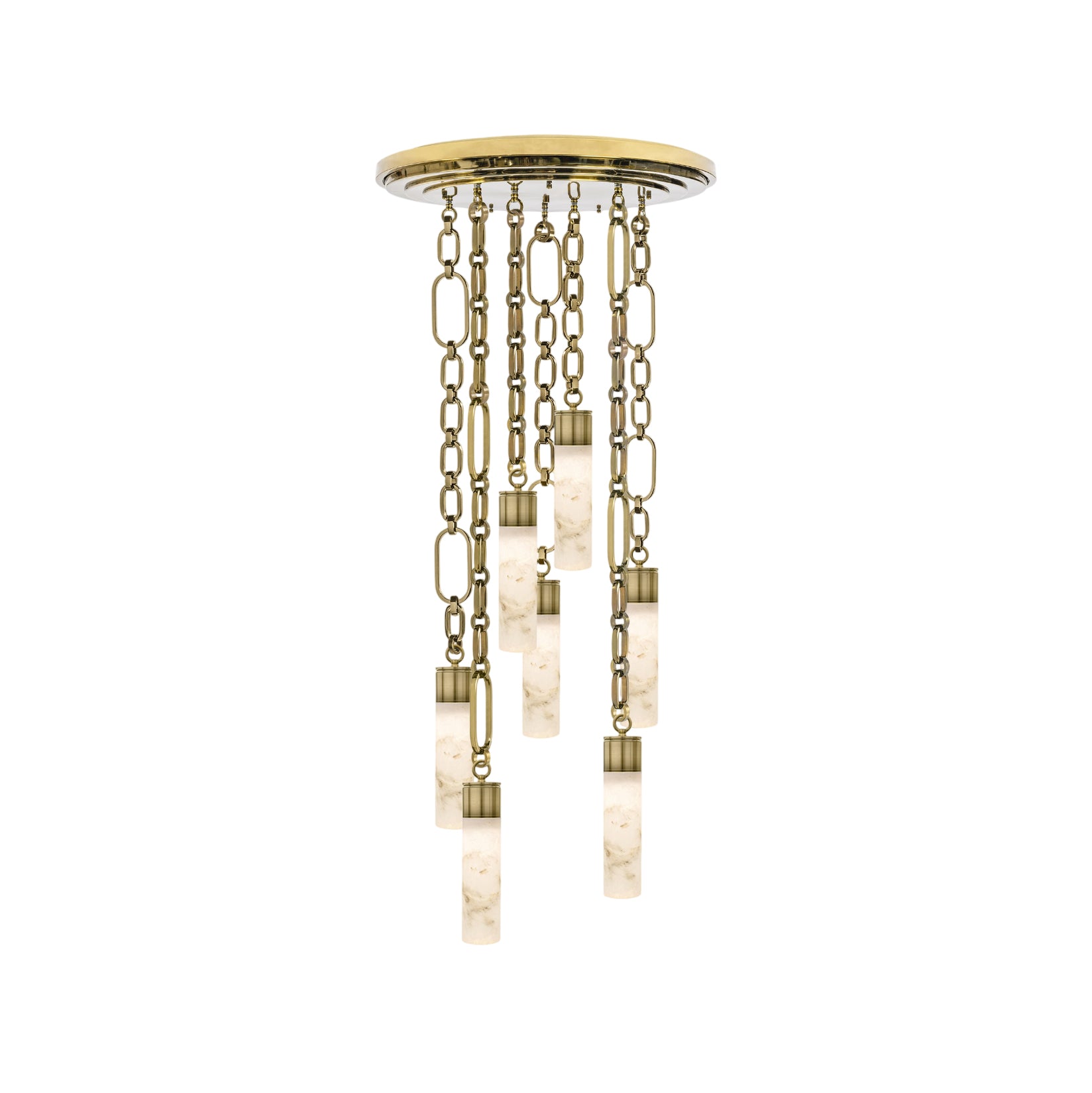 Chain Alabaster Chandelier