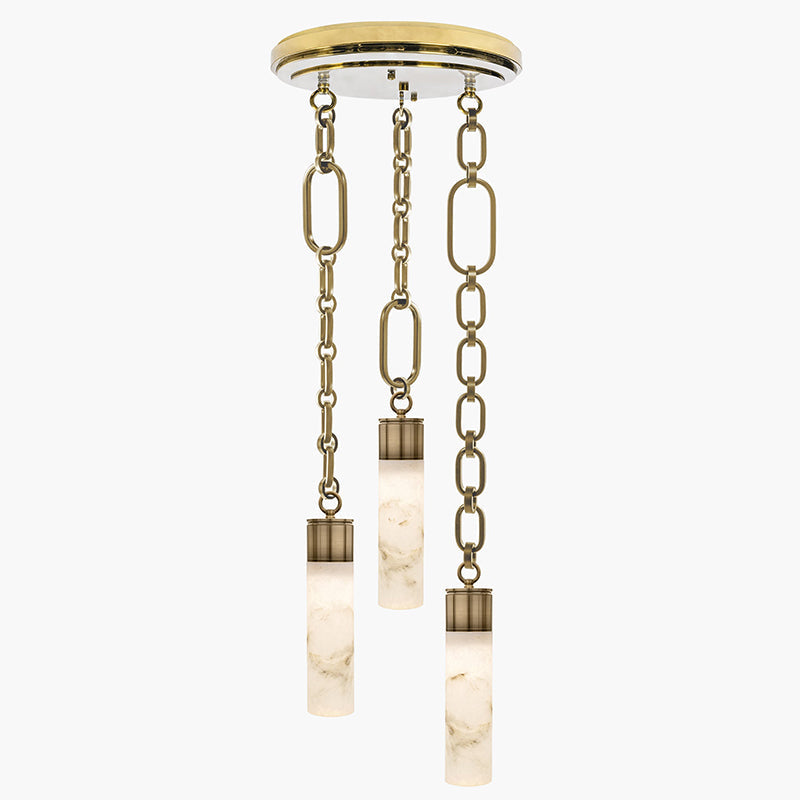 Chain Alabaster Chandelier