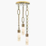 Chain Alabaster Chandelier