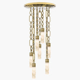 Chain Alabaster Chandelier