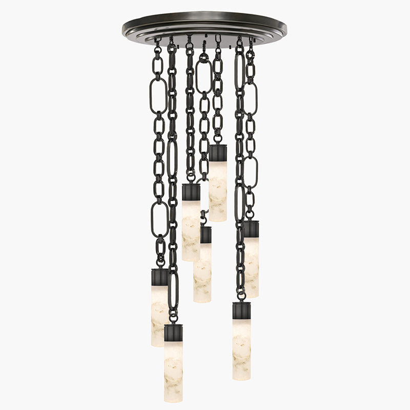 Chain Alabaster Chandelier