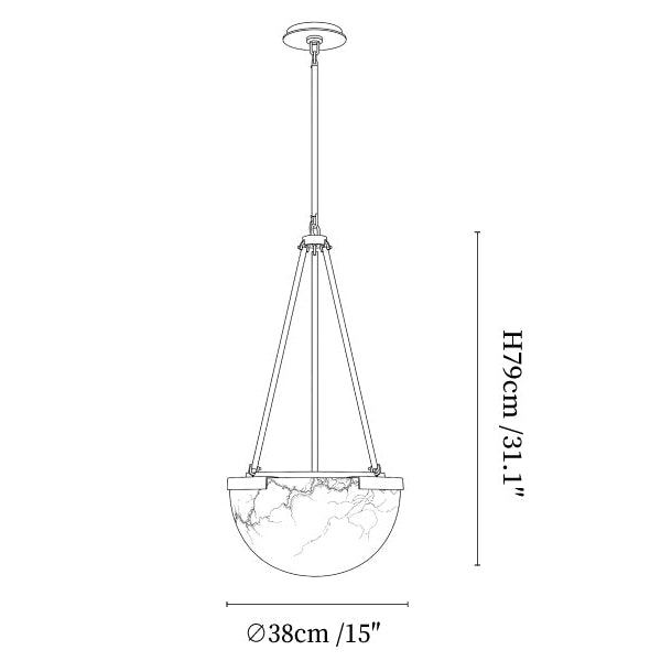 Istar Alabaster Chandelier