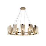 Jessie Alabaster Round Chandelier