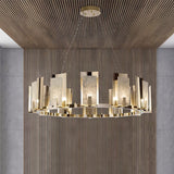 Jessie Alabaster Round Chandelier