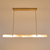 Linear Alabaster Chandelier