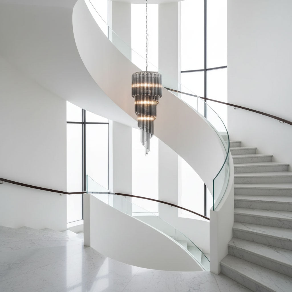 Dark Themed Cascading Rain Chandelier - CasaraHouse