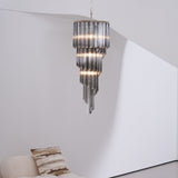 Dark Themed Cascading Rain Chandelier - CasaraHouse