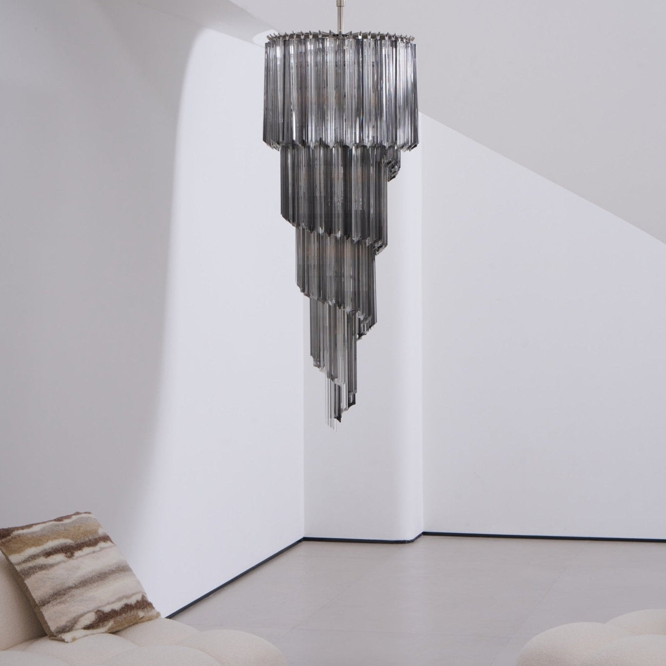 Dark Themed Cascading Rain Chandelier - CasaraHouse