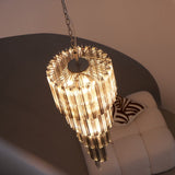 Dark Themed Cascading Rain Chandelier - CasaraHouse