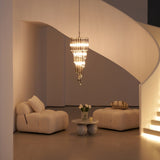 Dark Themed Cascading Rain Chandelier - CasaraHouse