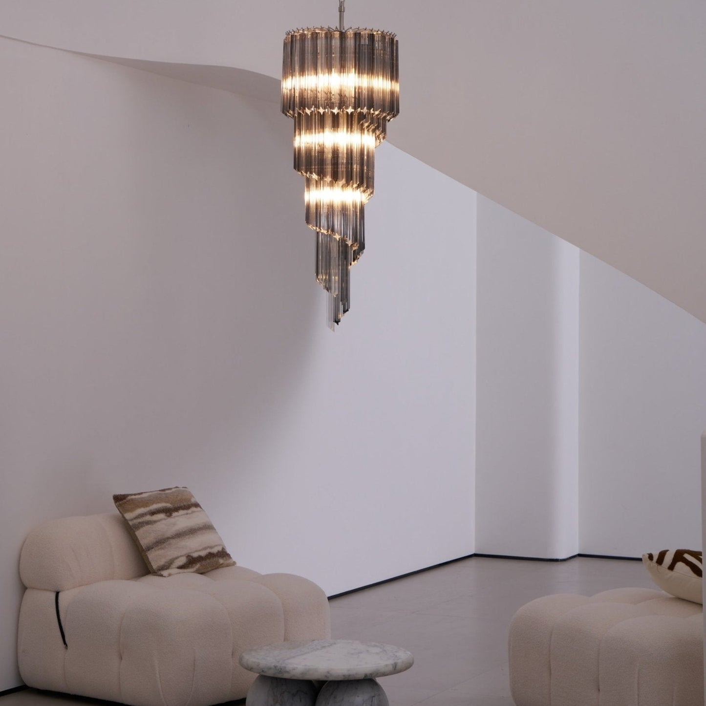 Dark Themed Cascading Rain Chandelier - CasaraHouse