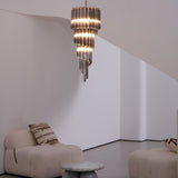 Dark Themed Cascading Rain Chandelier - CasaraHouse