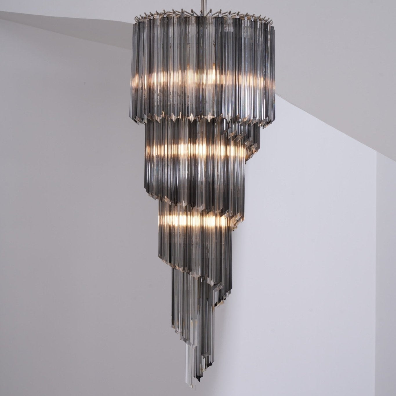 Dark Themed Cascading Rain Chandelier - CasaraHouse