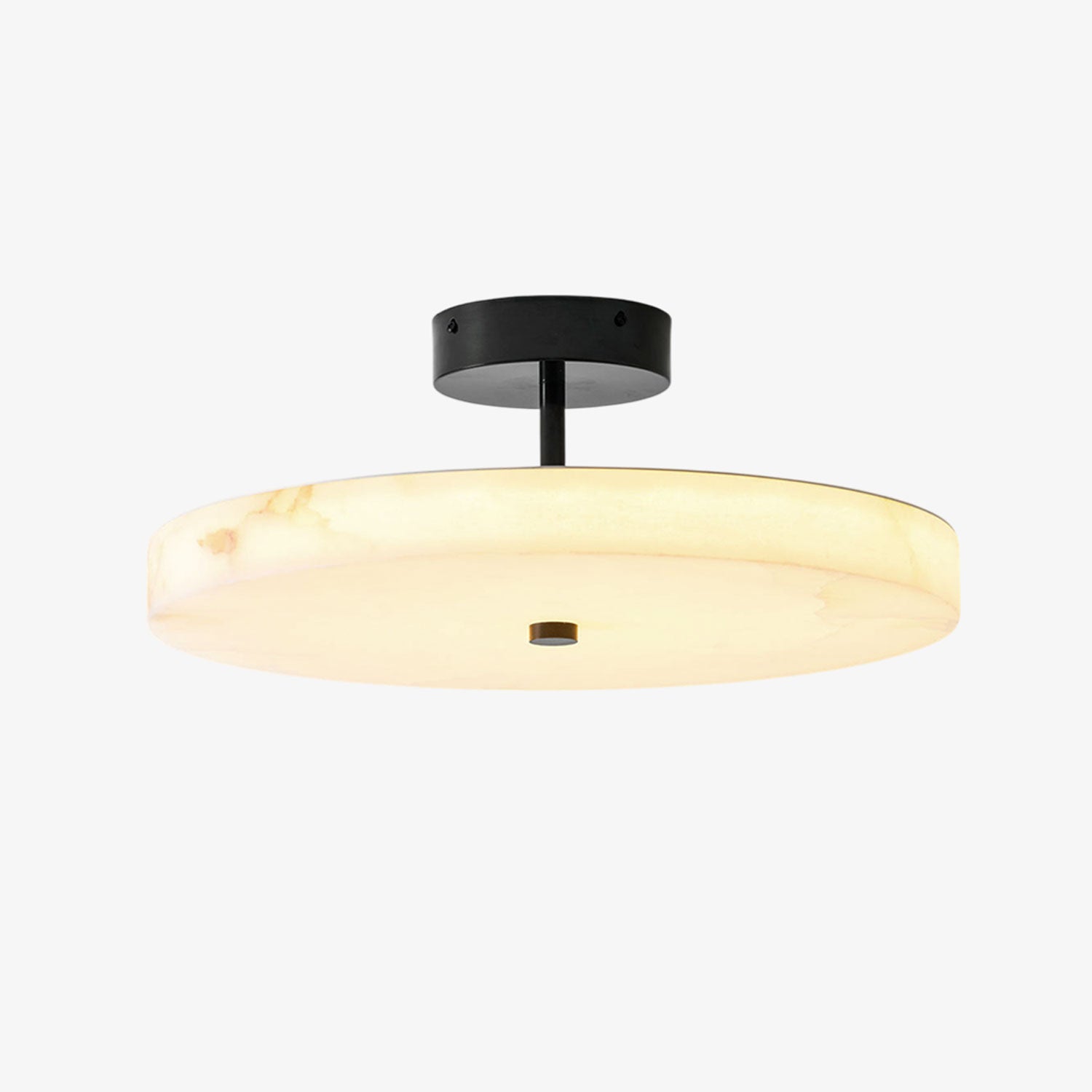 Luma Linen Drum Flush Mount