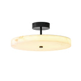Luma Linen Drum Flush Mount