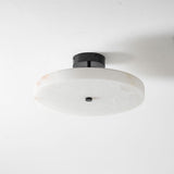 Luma Linen Drum Flush Mount